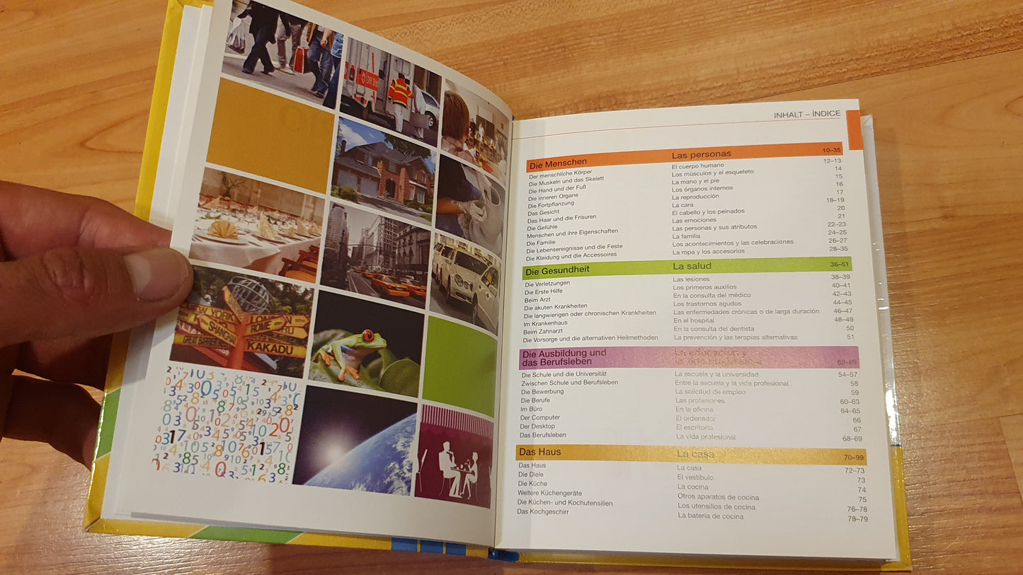German-Spanish Visual Dictionary NGV - very little use
