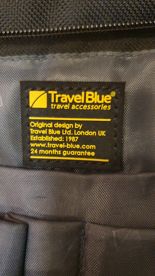 Travel Blue Black Crossbody Bag