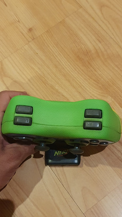 NERF / Pelican Green and Blue Wireless Video Game Controller - Used