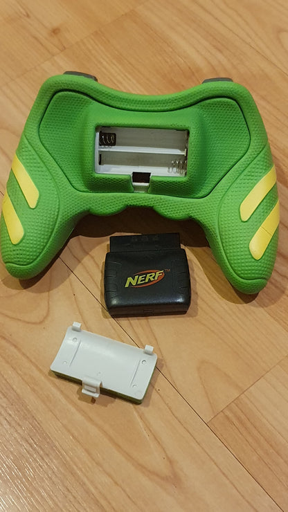 NERF / Pelican Green and Blue Wireless Video Game Controller - Used