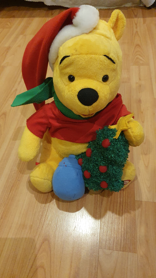 Peluche Navideño Amarillo y Rojo Disney - Usado Vista Principal
