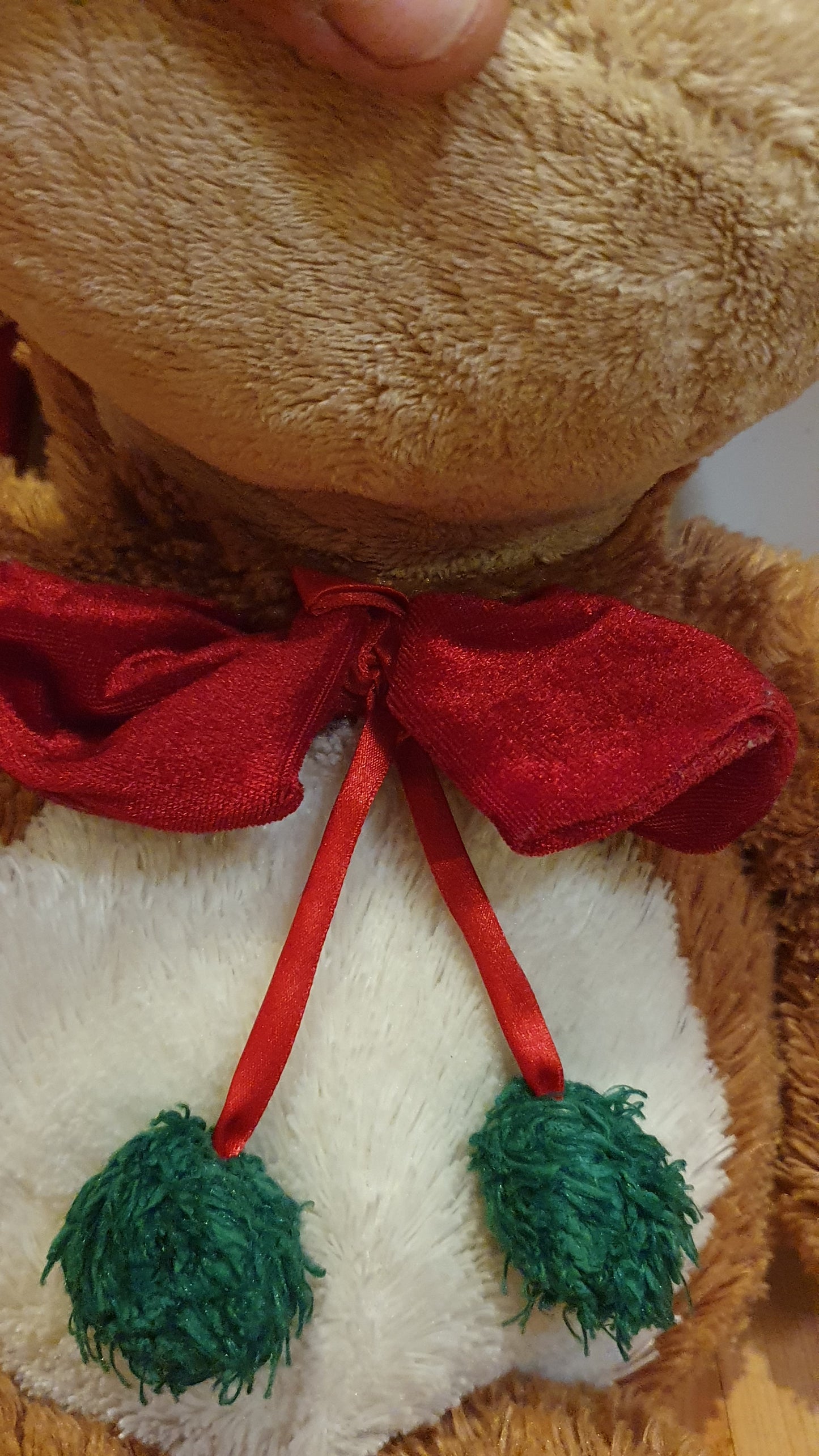 Brown Christmas Reindeer Plush - Lightly Used