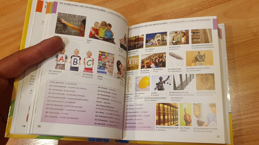 German-Spanish Visual Dictionary NGV - very little use